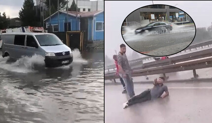 Kocaeli'de sağanak yağış kazaları da beraberinde getirdi! Caddeler sular altında kaldı - gundem