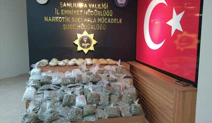 Şanlıurfa’da eş zamanlı uyuşturucu operasyonu: Yüzlerce kilo skunk ele geçirildi - gundem
