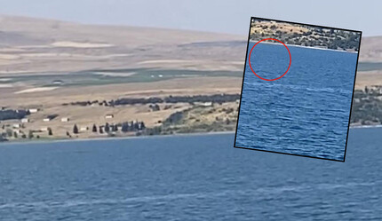 'Van Gölü Canavarı' yine gündemde: Hızla hareket eden canlı anbean kamerada - yasam
