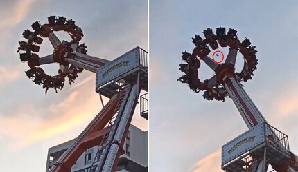 Lunapark'ta korku dolu anlar: Oyuncaktan aşağı düştü - gundem