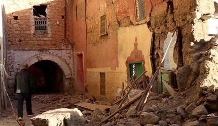 Depremin yıktığı Fas'ta facianın boyutu havadan görüntülendi - dunya