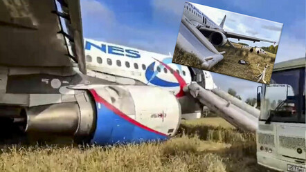 Havada korku dolu anlar! Rusya’da yolcu uçağı tarlaya acil iniş yaptı - gundem