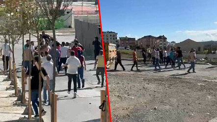 Sokak ringe döndü...  Arnavutköy’de husumetli iki grup arasında tekmeli yumruklu kavga kamerada! - gundem