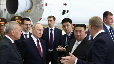 Kim ve Putin'den dünyaya beraberiz mesajı! Rusya'nın yeni uzay üssünü incelediler - dunya