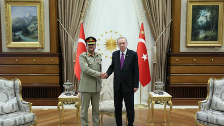 Cumhurbaşkanı Erdoğan, Pakistan Kara Kuvvetleri Komutanı'nı kabul etti - dunya