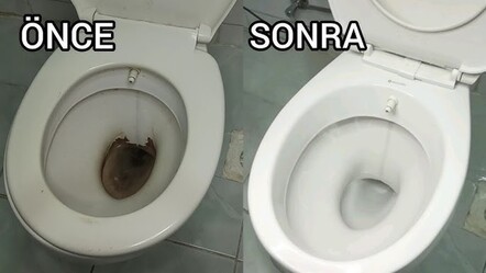 Çamaşır suyu olmadan klozeti temizleyen ve parıl parıl parlatan yöntem! - haberler