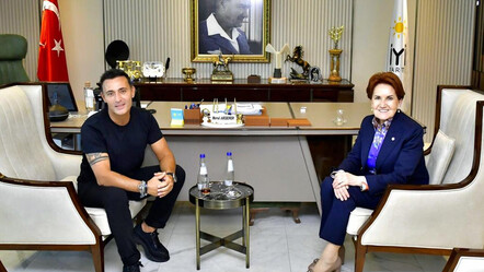 Mustafa Sandal İYİ Parti lideri Meral Akşener'i ziyaret etti! Paylaşımlar peş peşe geldi  - politika