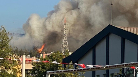Bursa'da TEİAŞ'a ait ormanda yangın çıktı: Havadan karadan müdahale var - gundem