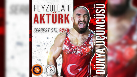 Milli güreşçi Feyzullah Aktürk 2023 Dünya Güreş Şampiyonası'nda bronz madalya kazandı - spor