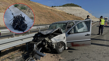 Otomobilin motoru yola fırladı! İstanbul-İzmir Otoyolu'nda zincirleme kaza: Ölü ve yaralılar var - gundem