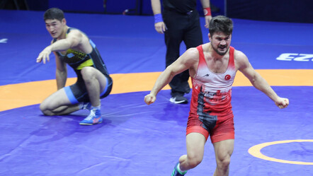 Milli güreşçi Ali Cengiz 2023 Dünya Şampiyonası'nda adını finale yazdırdı, olimpiyat kotası aldı - spor