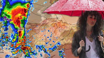 Afet boyutunda yağışta tarih belli oldu! Uzman isim harita ile uyardı: Tek haneli dereceler yakın... - gundem