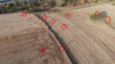 Operasyon saniye saniye dron kamerasında! Tarlada göçmen kovalamacası: 122 göçmen yakalandı - gundem