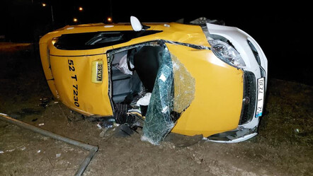 Samsun'da cenaze dönüşü feci kaza! Takla atan araçta 4 yaralı - gundem