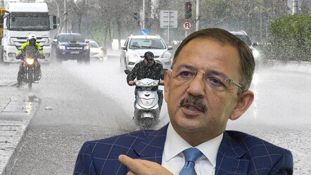Bakan Özhaseki meteoroloji verilerini paylaşarak uyardı: Yağışlara dikkat - gundem