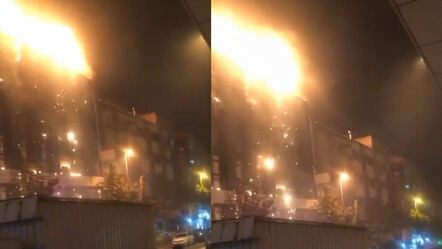 İstanbul'da tekstil atölyesinde yangın - gundem