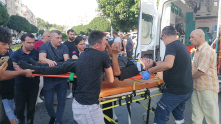 Kaskını başına takmadı: Genç sürücü ölümden döndü - gundem