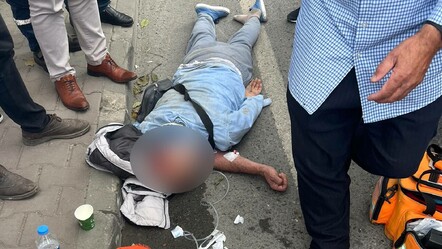 Başakşehir’de feci kaza! Kapısı açık minibüsten düştü, yerde metrelerce sürüklendi - gundem