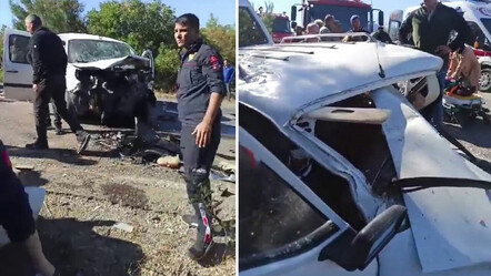 Manisa'da feci kaza: 2 ölü, 3 yaralı - gundem
