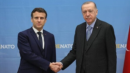 Sondakika! Erdoğan, Fransa Devlet Başkanı Macron ile görüştü - dunya