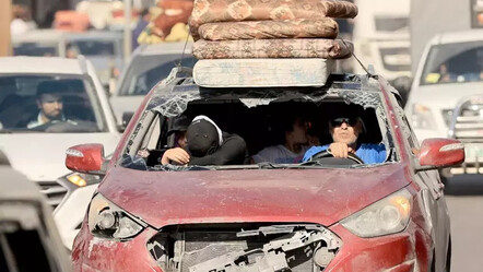 Yüzyılın sürgünü: İsrail tanklarının namluları Gazze'ye çevrildi, yüzbinlerce Filistinli yollara düştü - dunya