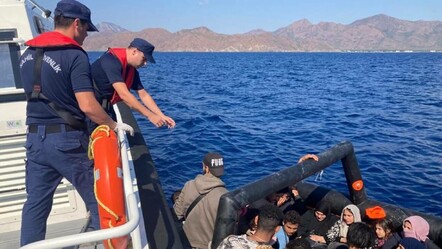 Muğla açıklarından 69 düzensiz göçmen kurtarıldı - gundem
