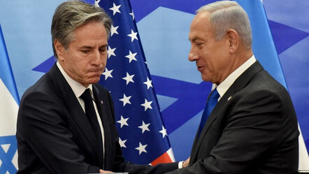 ABD Dışişleri Bakanı Blinken siren seslerini duyunca Netanyahu ile görüşmesini yarıda kesti - dunya