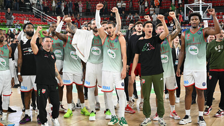 Kaf-Kaf Şampiyonlar Ligi'ne galibiyetle başladı (Pınar Karşıyaka - Filou Oostende: 94-77) - spor