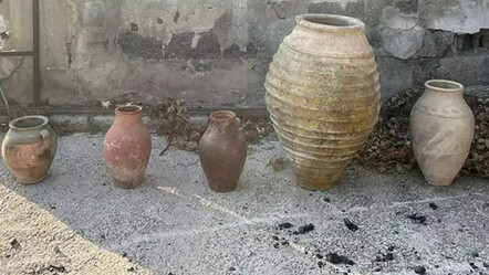 Roma dönemine ait 5 küp ele geçirildi! - kultur-sanat