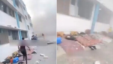Sondakika! İsrail sivillerin sığındığı okulu vurdu - dunya