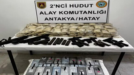 Hudutlarda kaçakçılara geçit yok! Hatay'da çok sayıda uyuşturucu ve silah ele geçirildi - gundem
