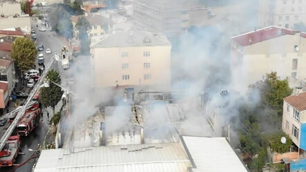 İstanbul'da kimyasal madde deposunda yangın! - gundem