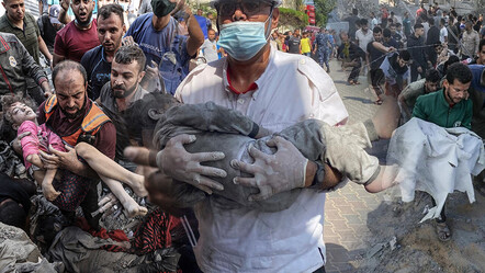 İsrail, Filistin'in geleceğini yok etme peşinde: Gazze saldırılarında 20 günde 3 bin çocuk katledildi - dunya
