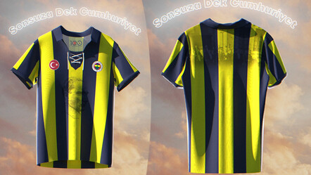 Fenerbahçe yeni formasını tanıttı! Cumhuriyetin 100. yılına özel Pendikspor maçında giyilecek - spor