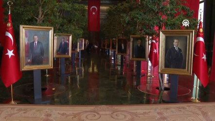 'Cumhuriyet'in 100. Yılında 100 Eser' isimli yağlıboya resim sergisi açıldı - gundem