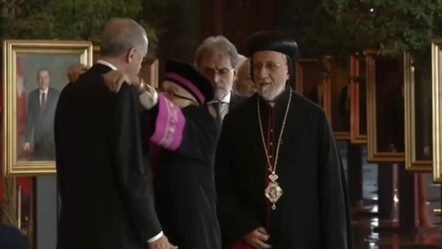 Cumhurbaşkanı Erdoğan'ı şaşırtan hareket: Cumhuriyet bayramı tebriklerinde renkli anlar - politika