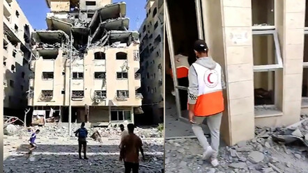 İsrail, Filistin Kızılayı'na ait depoları hedef aldı: Yardımlar kullanılamaz hale geldi - dunya