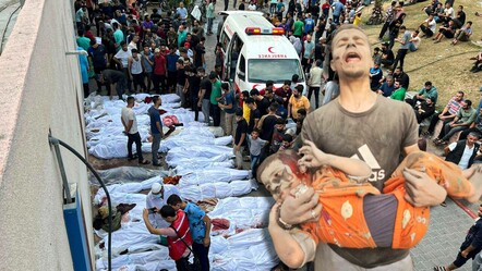 Son dakika: İsrail Gazze'de mülteci kampını füzelerle vurdu: En az 100 sivil katledildi! - dunya