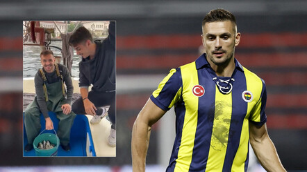 Dusan Tadic balıkçı teknesiyle İstanbul Boğazı'nda balık tuttu - spor