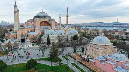 Ayasofya’da ibadetle ziyaret ayrılıyor - kultur-sanat
