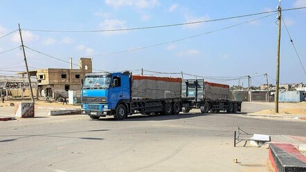 Refah Sınır Kapısı'ndan Gazze'ye 374 yardım tırı ulaştı - dunya