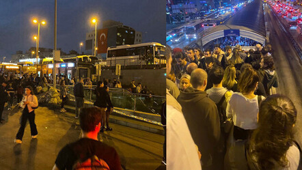 Metrobüste bomba paniği! Polisler durağı boşalttı - gundem