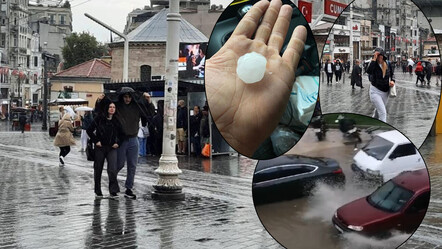 Meteoroloji uyarılarının ardından sağanak başladı: İstanbul ve birçok ilde yağış hayatı felç etti - gundem