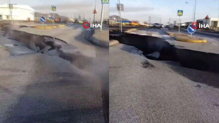 Bir gecede 500 deprem meydana geldi, yollar yarıldı! OHAL ilan edilen ülkede kaos - gundem