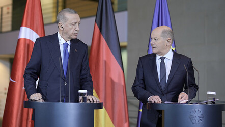Erdoğan’dan Alman Başbakan'a canlı yayında İsrail tepkisi: Borcu olanlar rahat konuşamıyor! - gundem