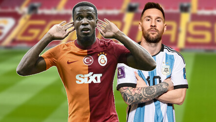 Wilfried Zaha'nın tek rakibi Lionel Messi! Galatasaraylı yıldız dünya gündeminde - spor