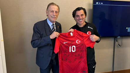 Daum'dan A Milli Takım'a ziyaret! Almanya maçı öncesi Montella ile görüştü - spor