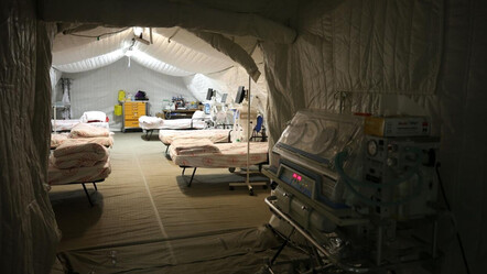 İsrail saldırından bu yana ilk! Sahra hastanesi Gazze'ye giriş yaptı - dunya