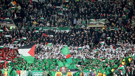 UEFA'dan Celtic'e Filistin cezası! Taraftarlar stadı Filistin bayraklarıyla donatmıştı - spor