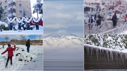 Uyarıların ardından Doğu Anadolu buz kesti: Termometreler eksi 16'yı gördü - gundem